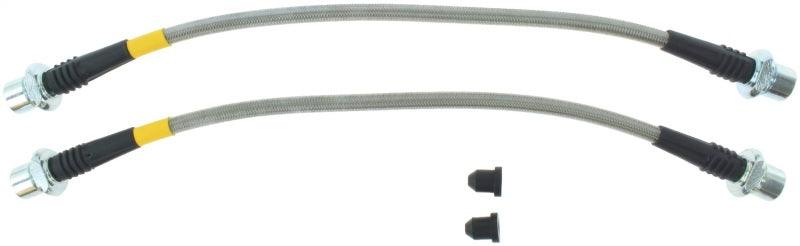 StopTech 08-12 Toyota Sequoia/07-12 Tundra Front Stainless Steel Brake Lines - Torque Motorsport