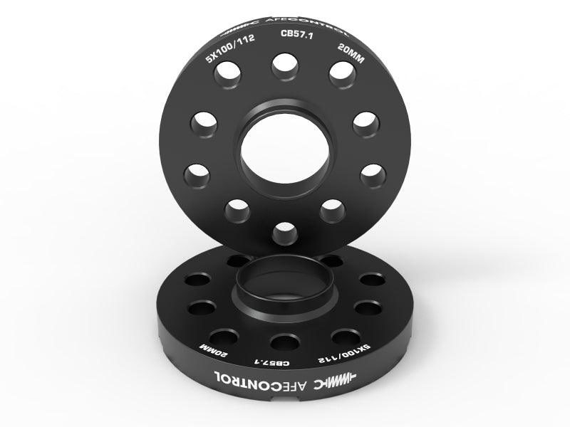 aFe CONTROL Billet Aluminum Wheel Spacers 5x100/112 CB57.1 20mm - Volkswagen/Audi - Torque Motorsport