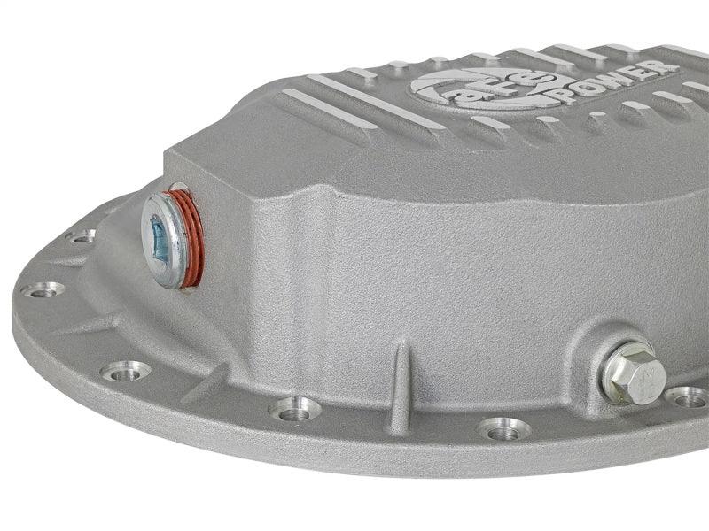 afe Front Differential Cover (Raw; Street Series); Dodge Diesel Trucks 03-12 L6-5.9/6.7L (td) - Torque Motorsport