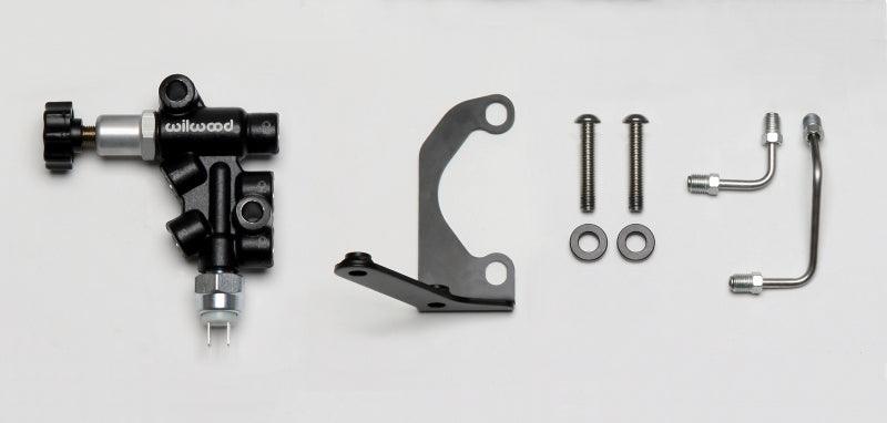 Wilwood Tandem Master Cylinder Mounting Bracket L/H Kit w/ Prop Valve - Torque Motorsport