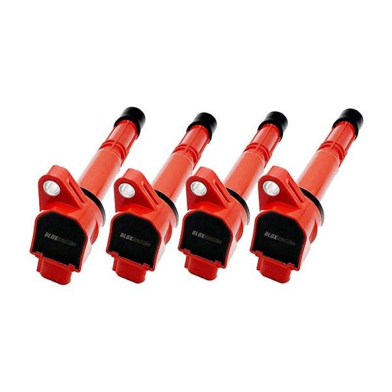 BLOX Honda K-Series Coil Pack Set of 4 - Red - Torque Motorsport