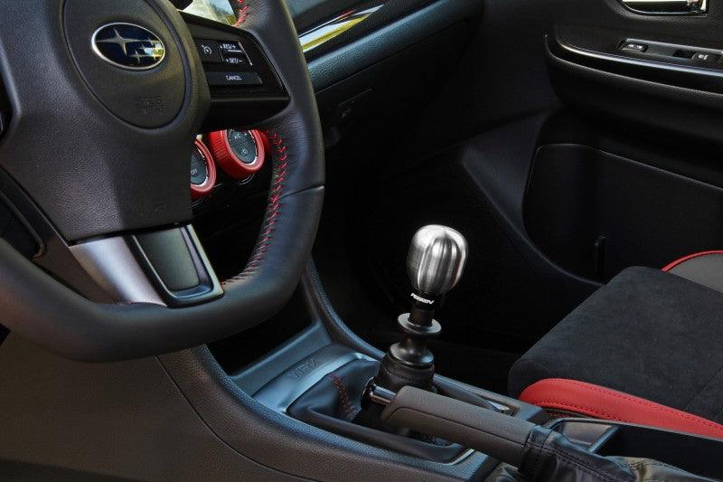 Perrin 15-22 Subaru WRX 1.85in. SS Barrel Shift Knob (w/Rattle Fix) - Brushed - Torque Motorsport