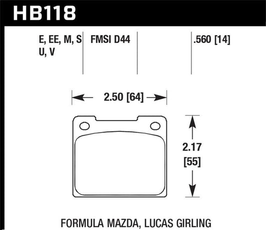 Hawk Alcon 4R-Type / Alcon R-Type (Short Profile) Blue 9012 Race Brake Pads - Torque Motorsport