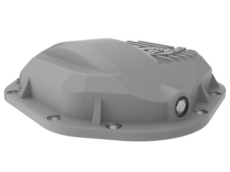 afe Front Differential Cover (Raw; Street Series); Ford Diesel Trucks 94.5-14 V8-7.3/6.0/6.4/6.7L - Torque Motorsport