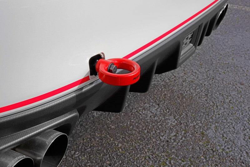 Perrin 15-19 Subaru WRX/STI Tow Hook Kit (Rear) - Red - Torque Motorsport