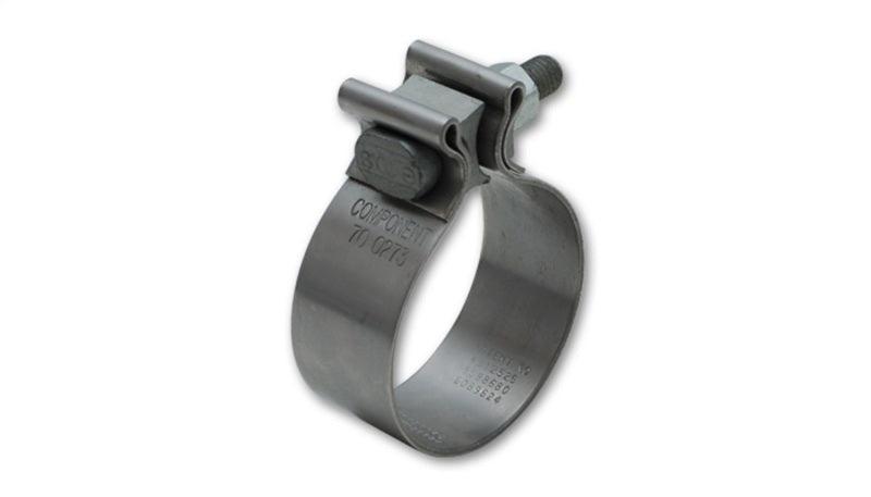 Vibrant SS Accuseal Exhaust Seal Clamp for 2in OD Tubing (1in wide band) - Torque Motorsport