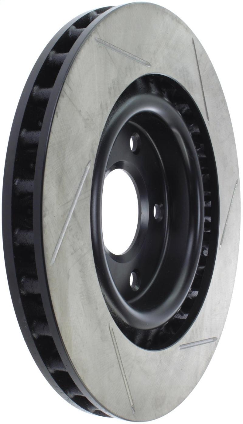 StopTech Power Slot 05-07 Cadillac XLR / 06-09 Chevy Corvette Front Right Slotted Rotors - Torque Motorsport