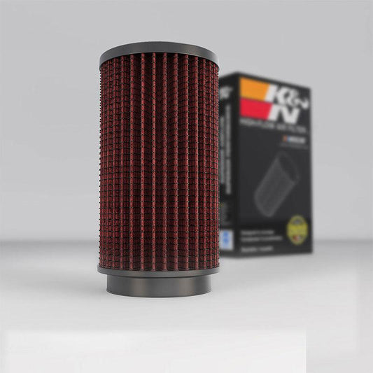 K&N Universal Rubber Filter 5 Degree Angled Flange 3.5in OD / 2.5in Flange ID / 6in Height - Torque Motorsport