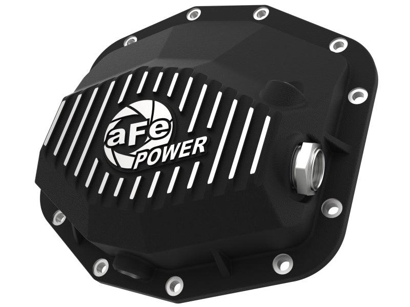 aFe POWER 21-22 Ram 1500 TRX Hemi V8 6.2L (sc) PRO Series Rear Differential Cover Black w/ Machined - Torque Motorsport