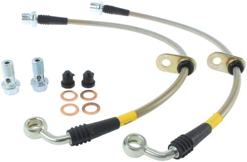 StopTech Stainless Steel Front Brake Lines 98-07 Toyota Land Cruiser - Torque Motorsport