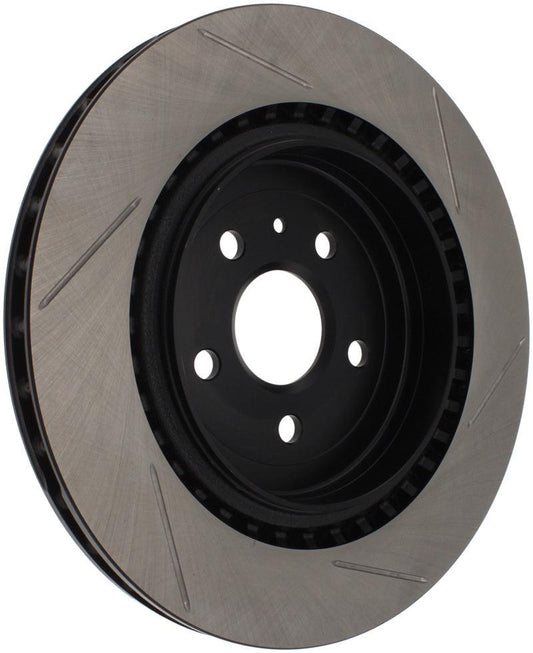 StopTech Power Slot 10 Camaro SS 8cyl Rear Right Slotted Rotor - Torque Motorsport