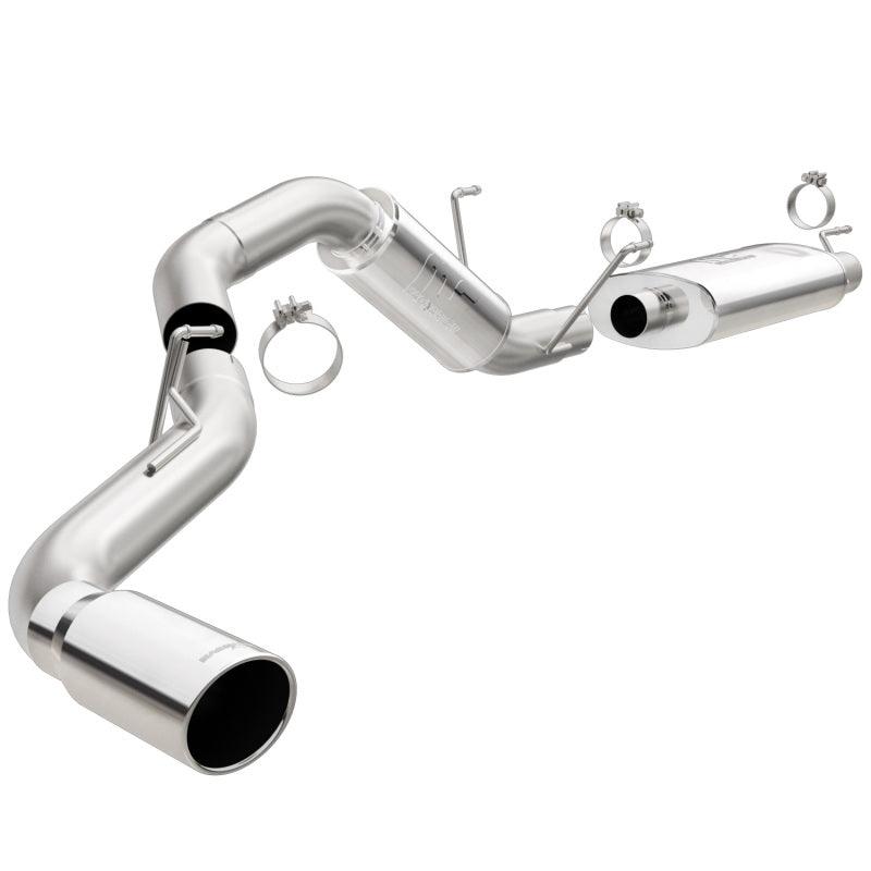 MagnaFlow Cat-Back, SS, 4in, Single Pass Side Rear Exit 5in Tip 14-15 Ram 2500 6.4L V8 CC LB/MC SB - Torque Motorsport