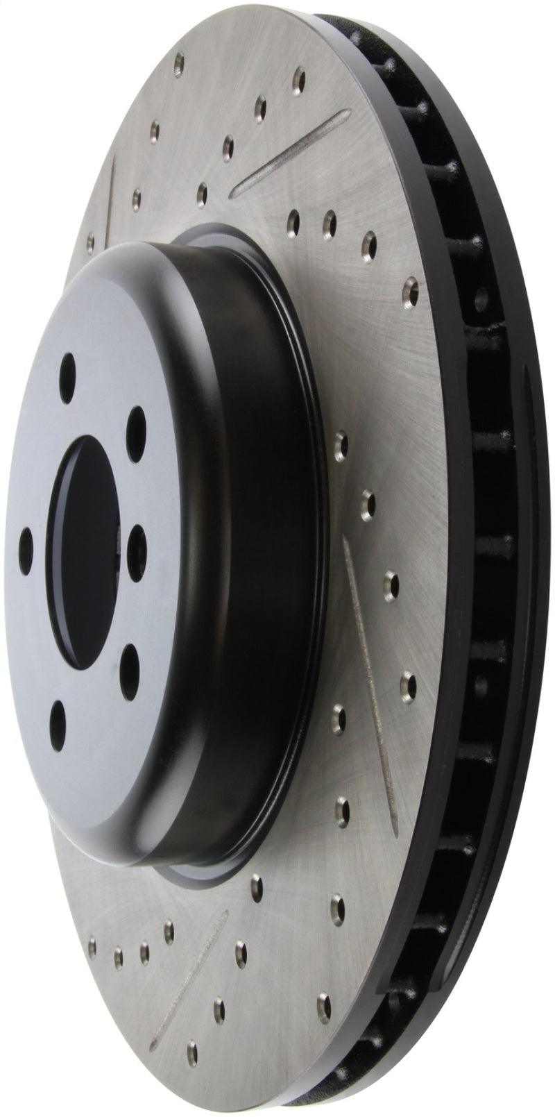 StopTech 2011-2013 BMW 535i / 2012-2016 BMW 640i Slotted & Drilled Front Right Brake Rotor - Torque Motorsport