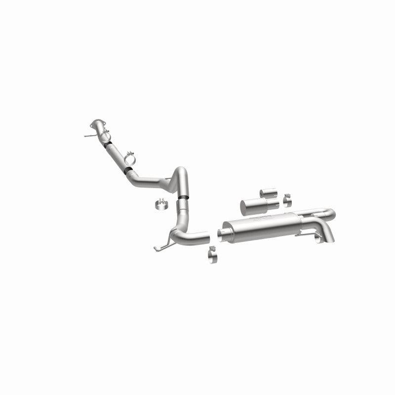 MagnaFlow 2021 Ford Bronco Overland Series Cat-Back Exhaust w/ Single Straight Driver Exit- No Tip - Torque Motorsport