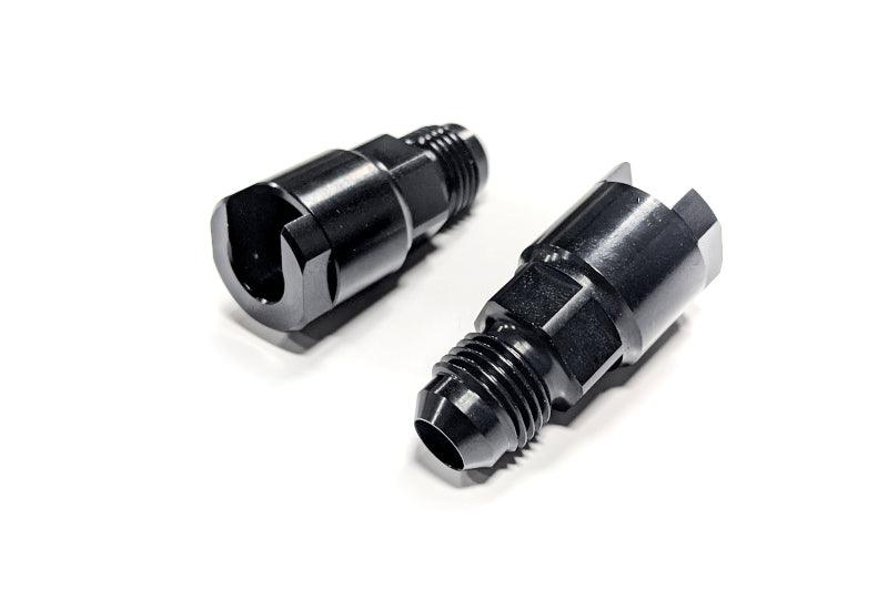 Haltech Flex Fuel Fittings 3/8 (GM Spring Lock) to -6AN Male (Incl Two Fittings) - Torque Motorsport