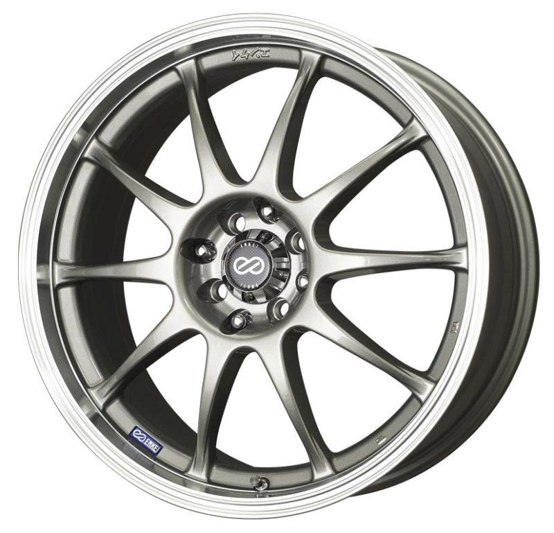 Enkei J10 16x7 5x100/114.3 38mm Offset 72.62mm Bore Dia Silver Paint Wheel - Torque Motorsport