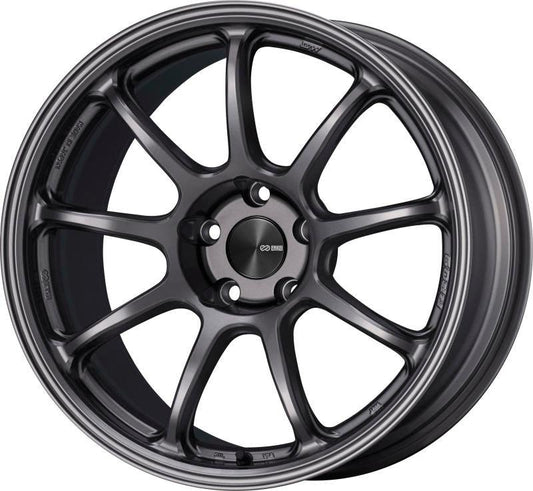 Enkei PF09 18x9.5 5x114.3 40mm Offset 75mm Bore Dark Silver Wheel - Torque Motorsport