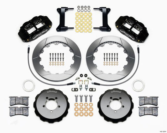 Wilwood Narrow Superlite 6R Front Hat Kit 13.06in 1999-2012 Subaru WRX w/Lines - Torque Motorsport