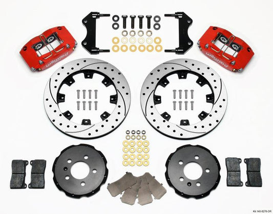 Wilwood Dynapro Radial Front Kit 12.19in Drilled Red 99-03 Jetta IV & Golf IV - Torque Motorsport