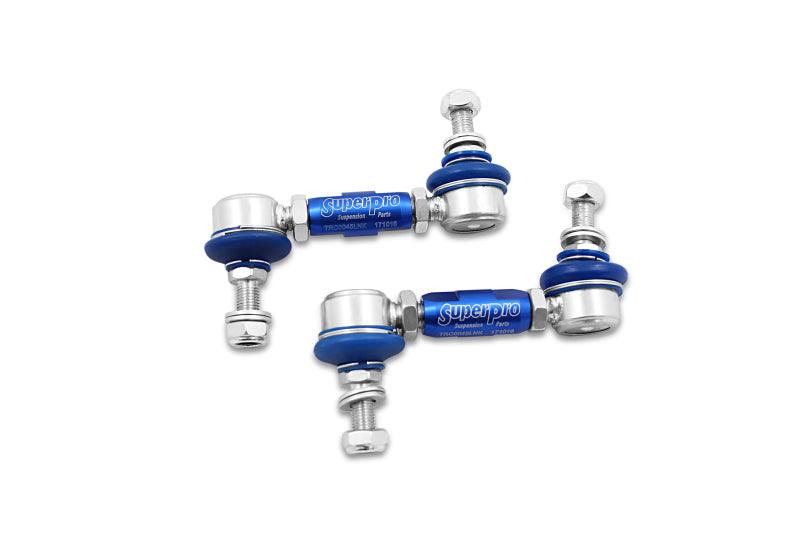 SuperPro 2004 Lexus RX330 0 Rear HD Adjustable End Link Set (10mm Studs 100mm-120mm Length) - Torque Motorsport