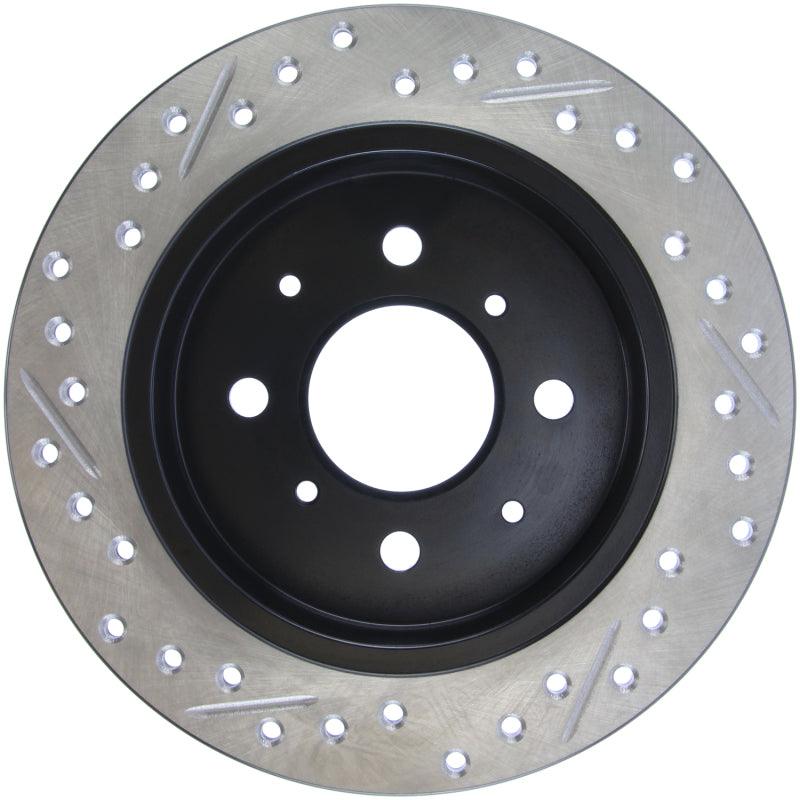 StopTech 90-96 Acura Integra / 97-01 Integra (Exc. Type R) Slotted & Drilled Left Rear Rotor - Torque Motorsport