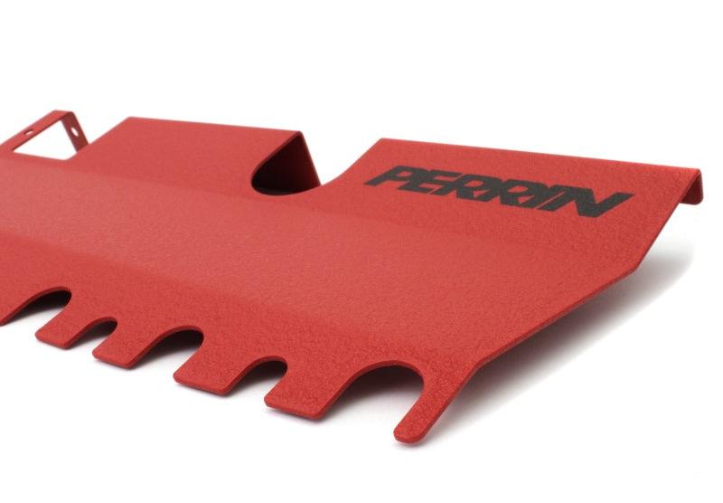 Perrin 15-21 WRX/STI Radiator Shroud (With/Without OEM Intake Scoop) - Red - Torque Motorsport