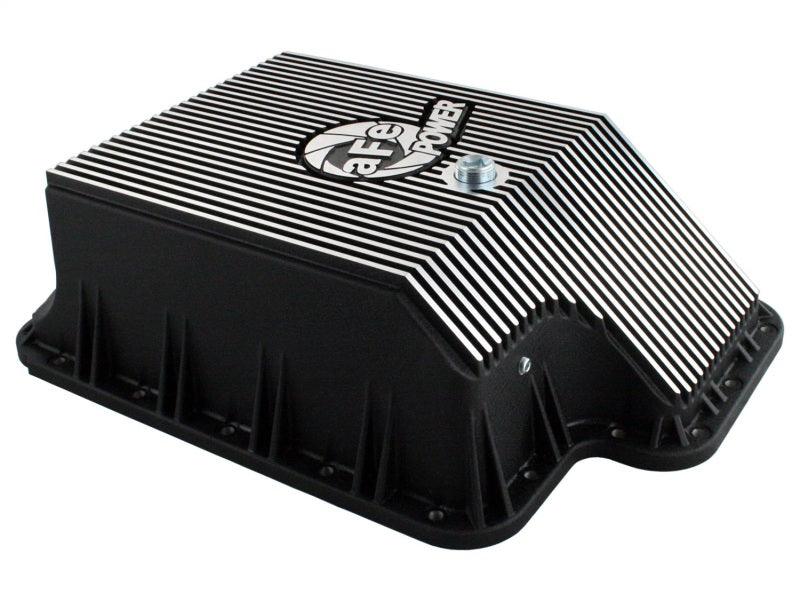 afe Transmission Pan (Black); Ford Diesel Trucks 03-10 V8-6.0/6.4L (td) - Torque Motorsport