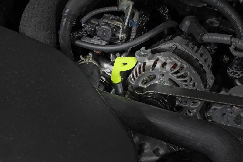 Perrin Subaru Dipstick Handle P Style - Neon Yellow - Torque Motorsport