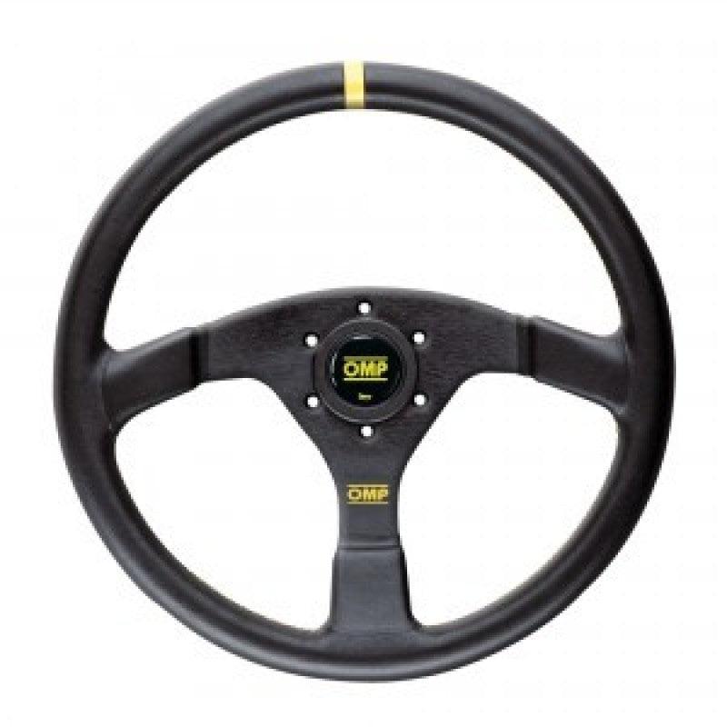 OMP Velocita Flat Steering Wheel 350mm - - Small Suede (Black) - Torque Motorsport