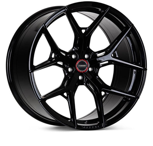 Vossen HF-5 20x11 / 5x120 / ET35 / Super Deep Face / 72.56 - Gloss Black Wheel - Torque Motorsport