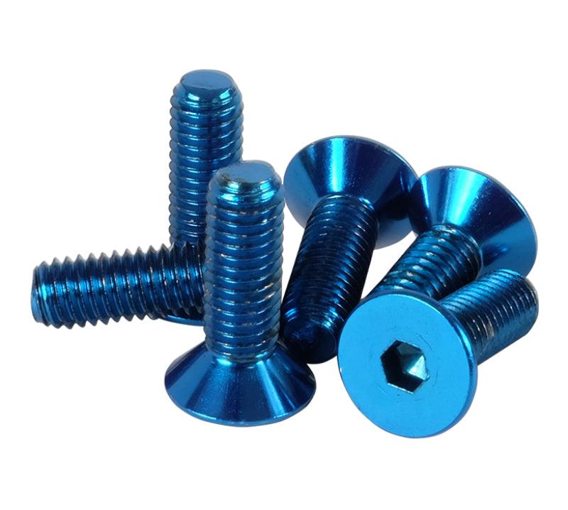 NRG Steering Wheel Screw Upgrade Kit (Conical) - Blue - Torque Motorsport