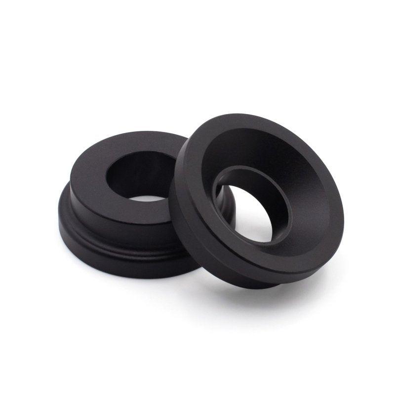 BLOX 2-Piece Billet Aluminum Solid Shifter Bushing B-Series Transmissions - Black - Torque Motorsport