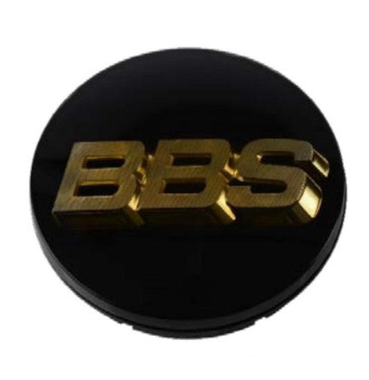 BBS Center Cap 56mm Black/Gold (56.24.012) - Torque Motorsport