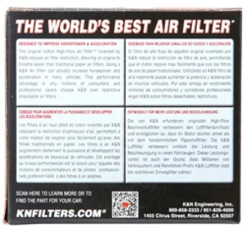 K&N 16-19 Moto Guzzi V9 Bobber 853CC Replacement Air Filter - Torque Motorsport