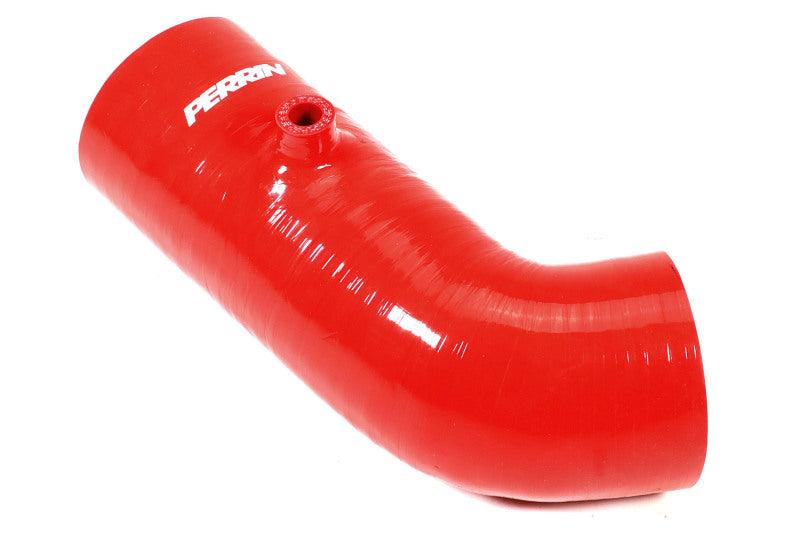 Perrin 22-23 Subaru BRZ/Toyota GR86 Silicone Inlet Hose (3in. ID / SS Wire) - Red - Torque Motorsport