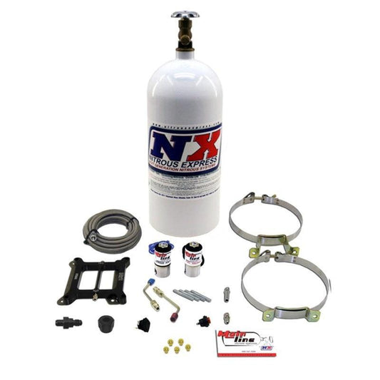 Nitrous Express Mainline Carb Nitrous Kit w/10lb Bottle - Torque Motorsport