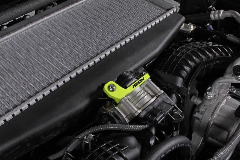 Perrin 2022+ Subaru WRX/19-23 Ascent/Legacy/Outback Top Mount Intercooler Bracket - Neon Yellow - Torque Motorsport