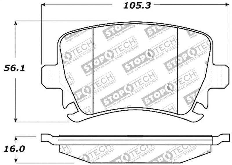 StopTech Performance 06-09 Audi A3 / 05-09 Audi A4/A6 / 08-09 Audi TT / 06-09 VW GTI / 06-09 Jetta - Torque Motorsport