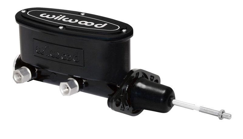 Wilwood High Volume Tandem Master Cylinder - 7/8in Bore Black-W/Pushrod - Torque Motorsport