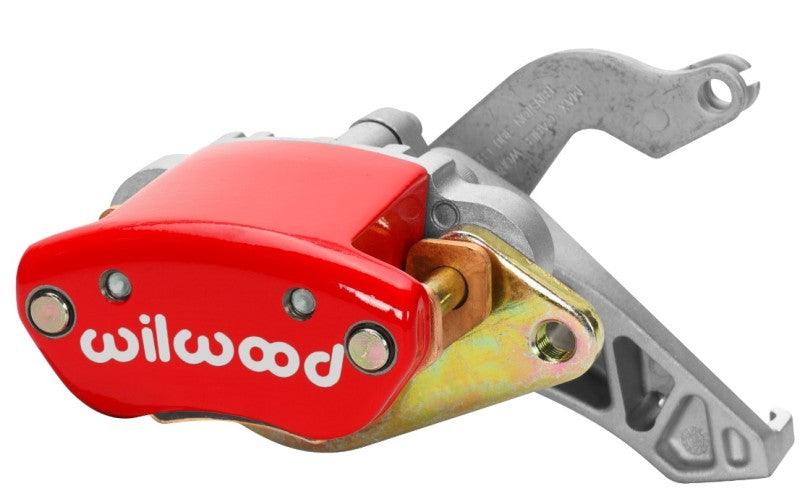 Wilwood Caliper-MC4 Mechanical-R/H - Red w/ Logo 1.19in Piston .81in Disc - Torque Motorsport