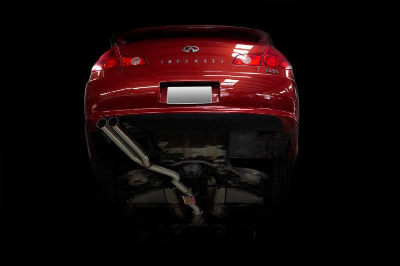 ISR Performance EP (Straight Pipes) Dual Tip Exhaust - 05-06 Infiniti G35 Sedan - Torque Motorsport