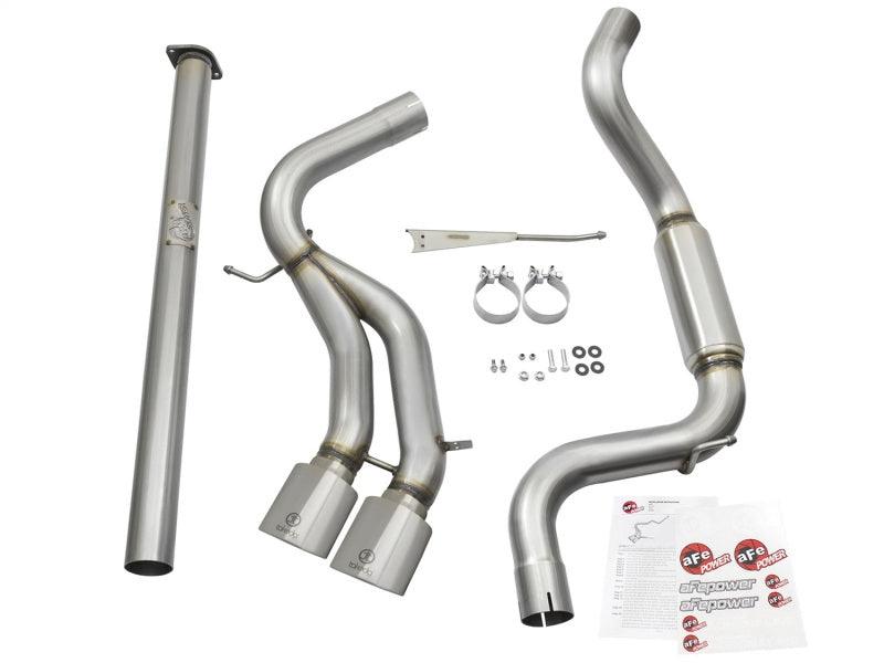 aFe POWER Takeda 3in 304 SS Cat-Back Exhaust w/ Polished Tips 13-17 Ford Focus ST L4-2.0L (t) - Torque Motorsport