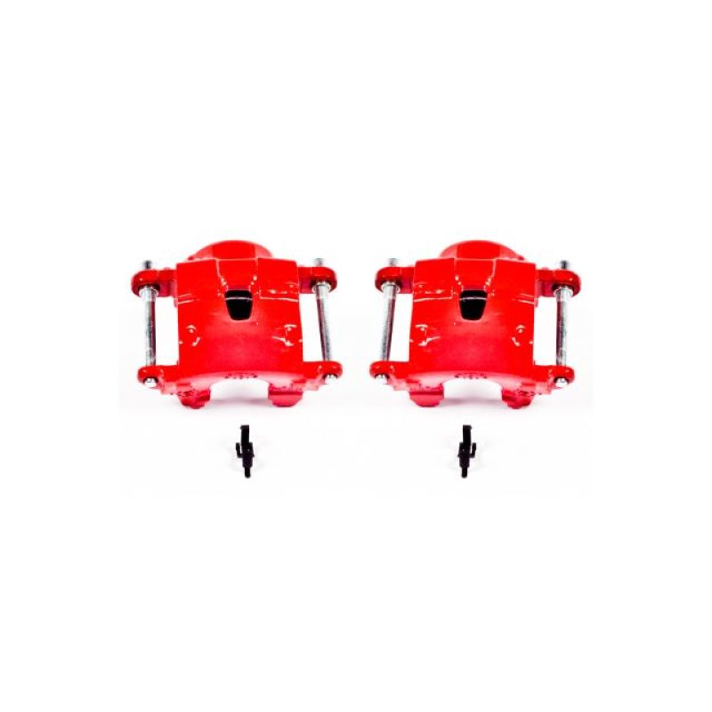 Power Stop 78-85 Avanti II Front Red Calipers w/o Brackets - Pair