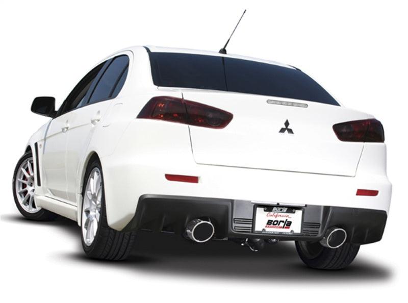 Borla 09-15 Mitsubishi Lancer Ralliart 2.0L 4cyl MT 6spd AWD Catback Exhaust - Torque Motorsport