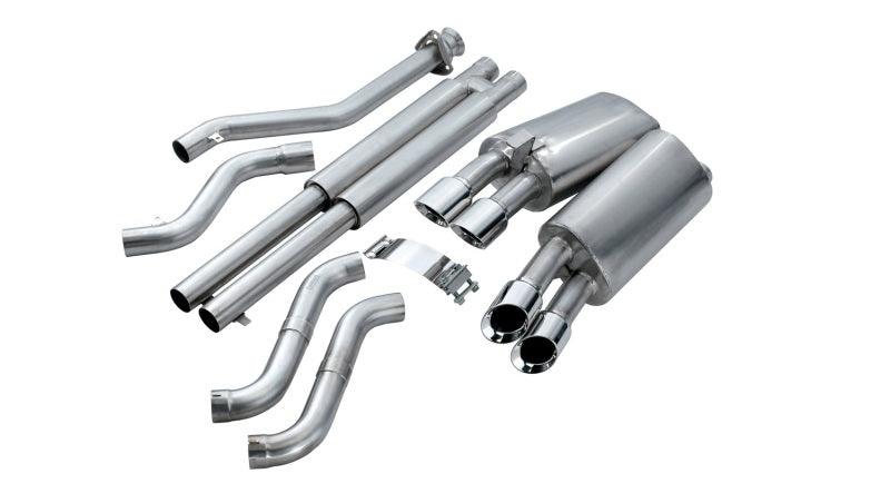 Corsa 92-95 Chevrolet Corvette C4 5.7L V8 LT1 Sport Cat-Back Exhaust w/ Twin 3.5in Polished Tips - Torque Motorsport