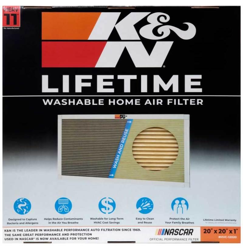 K&N HVAC Filter - 20 x 20 x 1 - Torque Motorsport