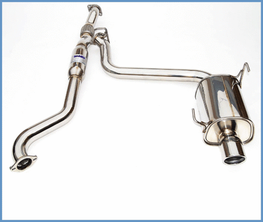 Invidia 15+ Subaru WRX/STI Single Q300 Rolled Stainless Steel Tip Cat-back Exhaust - Torque Motorsport