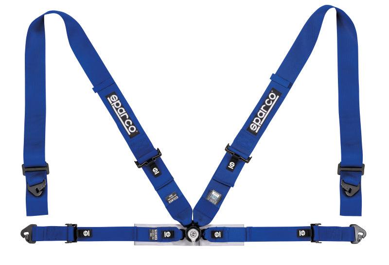 Sparco Belt 4Pt 3in/2in Competition Harness - Blue - Torque Motorsport