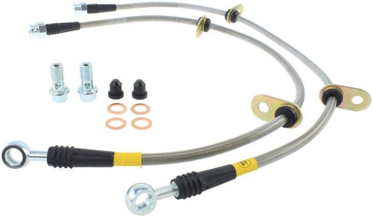 StopTech 06-09 Honda S2000 Front SS Brake Lines - Torque Motorsport