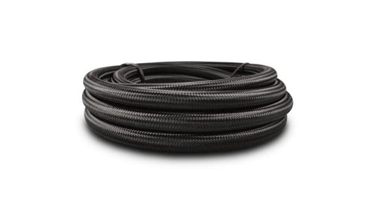 Vibrant -20 AN Black Nylon Braided Flex Hose (2 foot roll) - Torque Motorsport